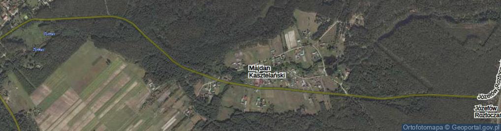 Zdjęcie satelitarne Majdan Kasztelański ul.